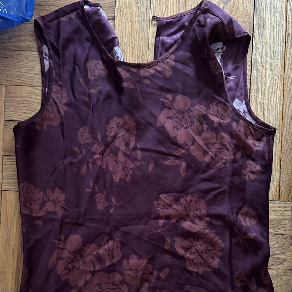 Quince 100% washable silk slip dress, S